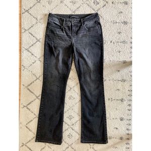 Levi’s black faded bootcut jeans